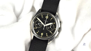 CWC - ’FAB FOUR’ - 2 Register Chronograph - Military - Valjoux Caliber: 7733 - Vintage Watch Specialist