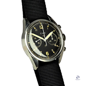 CWC - ’FAB FOUR’ - 2 Register Chronograph - Military - Valjoux Caliber: 7733 - Vintage Watch Specialist