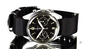 CWC - ’FAB FOUR’ - 2 Register Chronograph - Military - Valjoux Caliber: 7733 - Vintage Watch Specialist