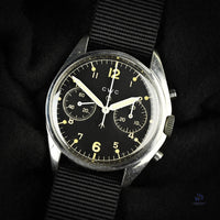 CWC - ’FAB FOUR’ - 2 Register Chronograph - Military - Valjoux Caliber: 7733 - Vintage Watch Specialist