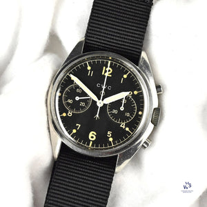 CWC - ’FAB FOUR’ - 2 Register Chronograph - Military - Valjoux Caliber: 7733 - Vintage Watch Specialist