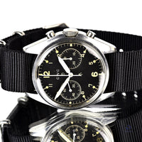 CWC - ’FAB FOUR’ - 2 Register Chronograph - Military - Valjoux Caliber: 7733 - Vintage Watch Specialist