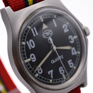 CWC G10 Quartz - Military Field Watch - Caseback 6645-99 - C.1990 - Vintage Watch Specialist