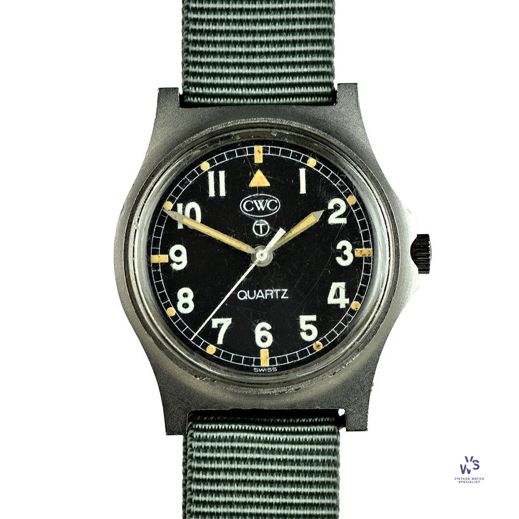 CWC Military Issued Quartz Watch with Clean Case Back ’Fatboy’ - Vintage Watch Specialist