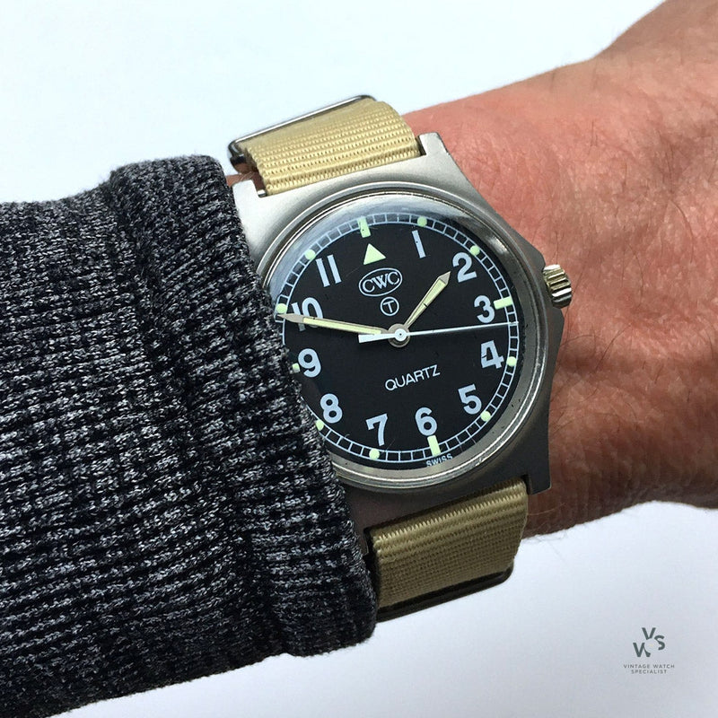 CWC G10 Quartz - Military Field Watch - Caseback 6645-99 - C.1990 – Vintage  Watch Specialist
