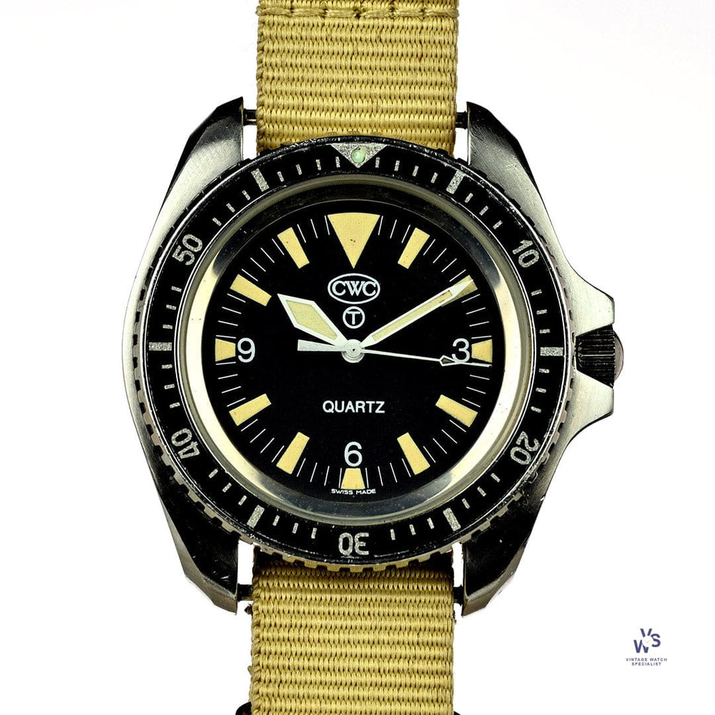 CWC Royal Marines Quartz Dive Watch - 0555/6645-99 - Issued 1994 - Vintage Watch Specialist