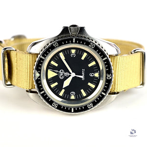 CWC Royal Marines Quartz Dive Watch - 0555/6645-99 - Issued 1994 - Vintage Watch Specialist