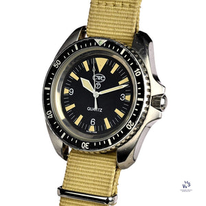 CWC Royal Marines Quartz Dive Watch - 0555/6645-99 - Issued 1994 - Vintage Watch Specialist