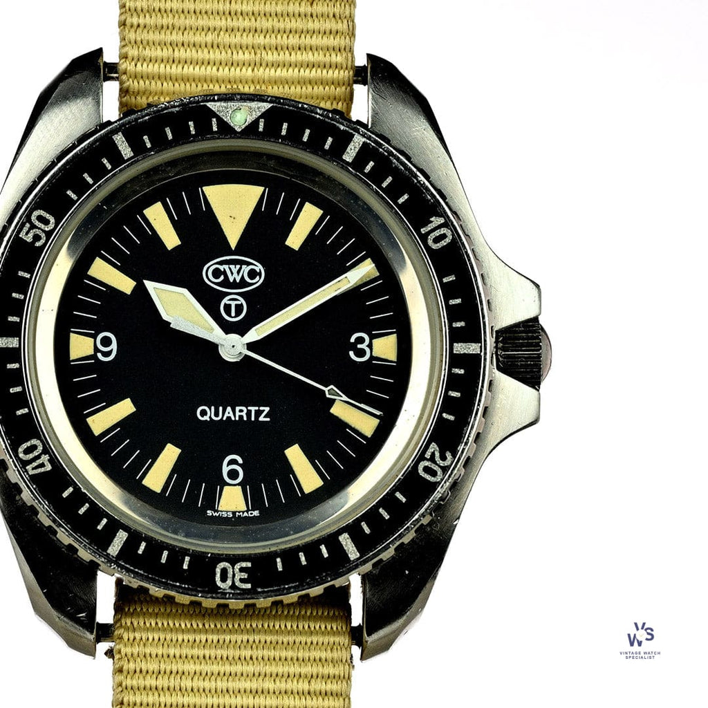 CWC Royal Marines Quartz Dive Watch - 0555/6645-99 - Issued 1994 - Vintage Watch Specialist