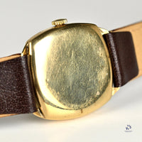 Cyma Cushion Case Breguet Dial Watch - Dennison 9k Gold Case - c.1940s - Vintage Watch Specialist