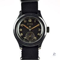 Cyma - Dirty Dozen - Military issued WW2 - Sub-Seconds - c.1945 - Vintage Watch Specialist