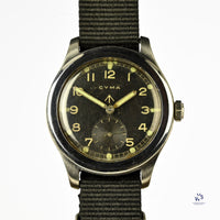 Cyma Dirty Dozen WW2 - British Military Issued Watch - c.1944 - Vintage Watch Specialist