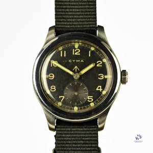 Cyma Dirty Dozen WW2 - British Military Issued Watch - c.1944 - Vintage Watch Specialist