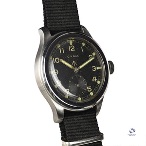 Cyma Dirty Dozen WW2 - British Military Issued Watch - c.1944 - Vintage Watch Specialist