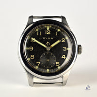 Cyma Dirty Dozen WW2 - British Military Issued Watch - c.1944 - Vintage Watch Specialist