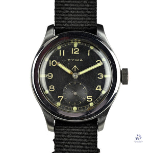 Cyma Dirty Dozen WW2 - British Military Issued Watch - c.1944 - Vintage Watch Specialist