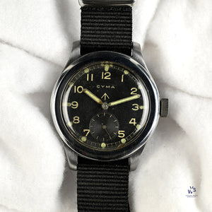 Cyma Dirty Dozen WW2 - British Military Issued Watch - c.1944 - Vintage Watch Specialist