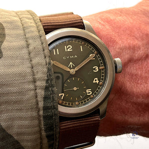 Cyma Dirty Dozen WW2 Military Issued Soldiers Watch Original Condition c.1944 Vintage Watch Specialist
