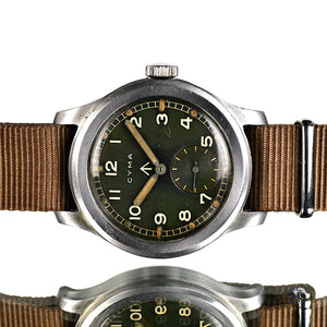 Cyma Dirty Dozen WW2 Military Issued Soldiers Watch Original Condition c.1944 Vintage Watch Specialist