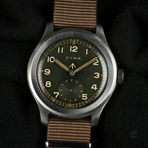 Cyma Dirty Dozen WW2 Military Issued Soldiers Watch Original Condition c.1944 Vintage Watch Specialist