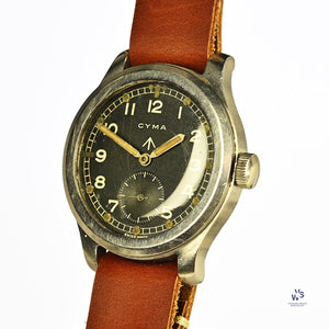 Cyma Dirty Dozen WWW Soldiers Issued Watch - c.1944 Vintage Specialist