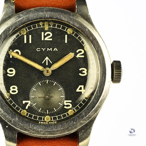 Cyma Dirty Dozen WWW Soldiers Issued Watch - c.1944 Vintage Specialist