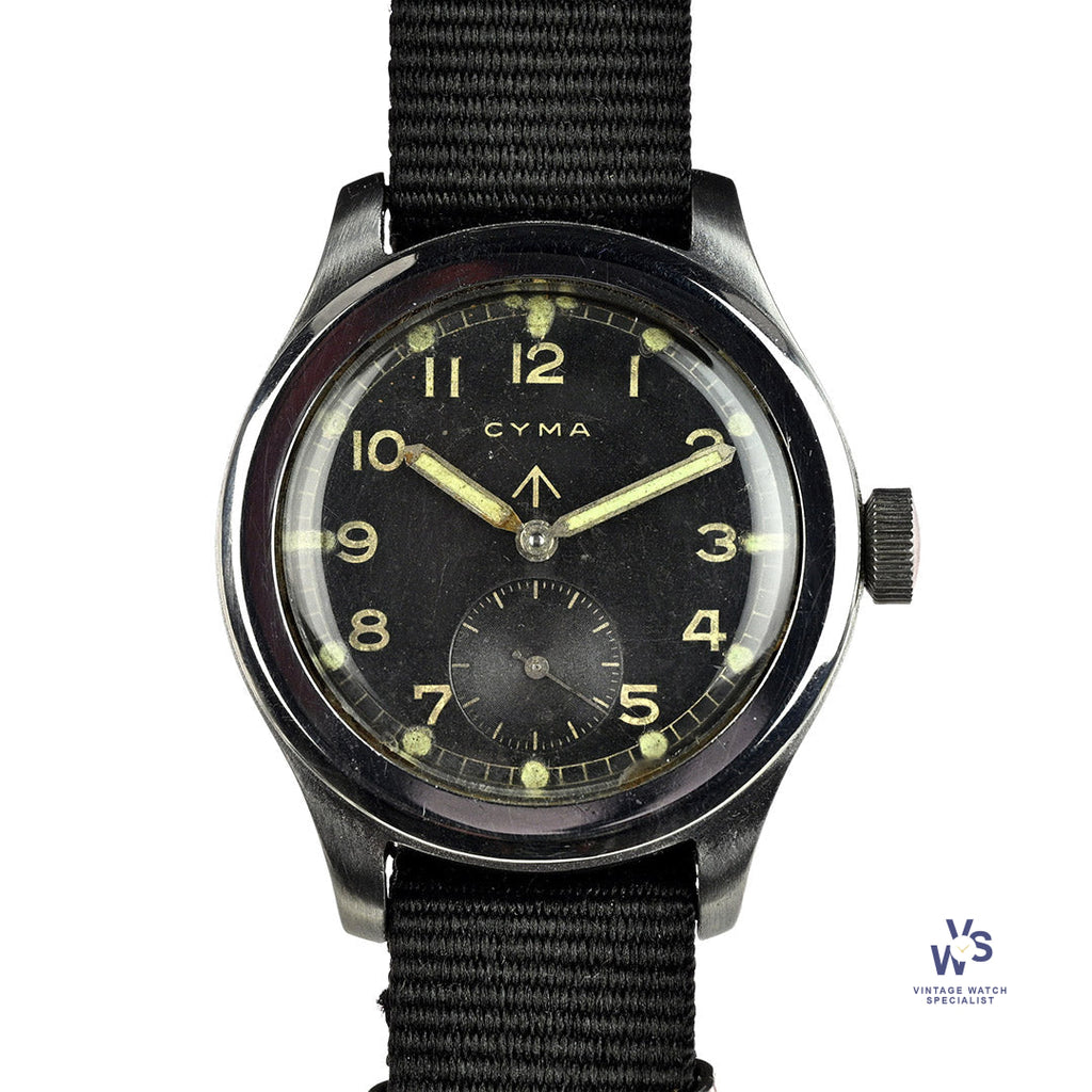 Cyma Dirty Dozen WWW Soldiers Issued Watch - c.1944 - Vintage Watch Specialist