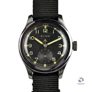 Cyma Dirty Dozen WWW Soldiers Issued Watch - c.1944 - Vintage Watch Specialist
