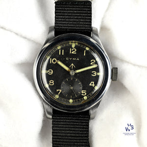 Cyma Dirty Dozen WWW Soldiers Issued Watch - c.1944 - Vintage Watch Specialist
