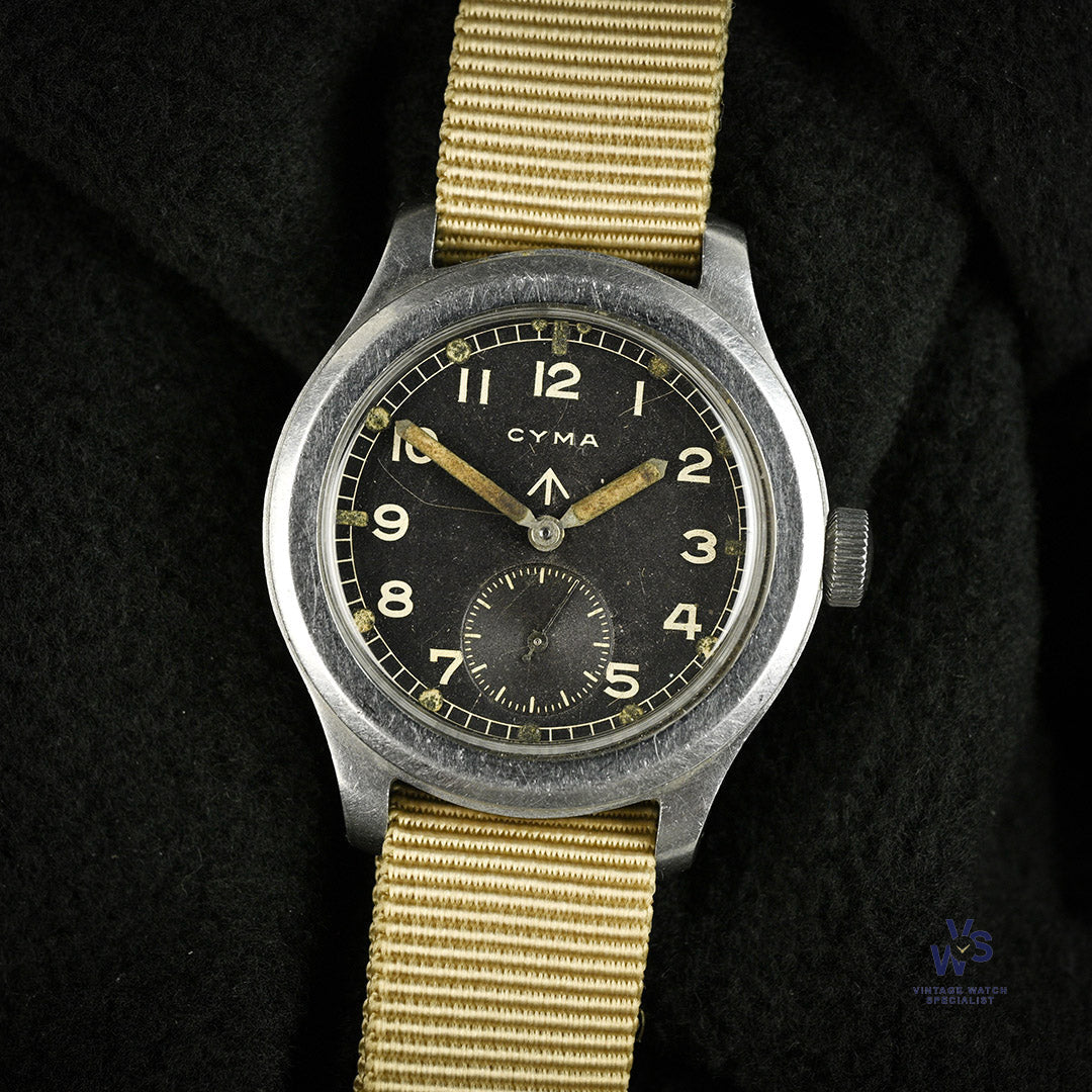 Cyma Dirty Dozen WWW - WW2 British Military Issued Watch - c.1944