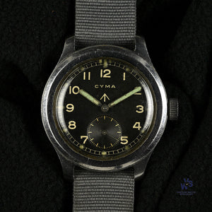 Cyma WW2 Dirty Dozen - Military Issued Soldiers Watch - c.1944 - Vintage Watch Specialist