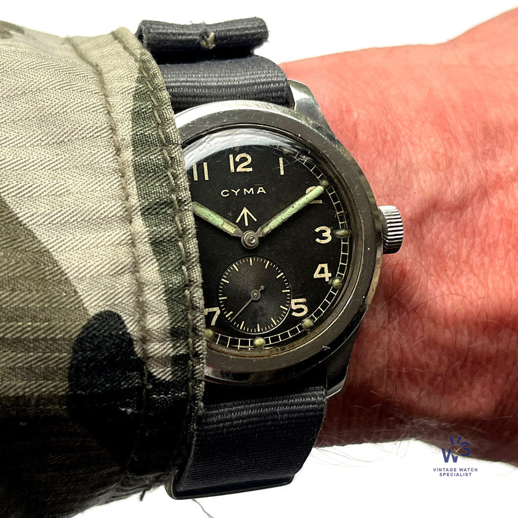 Cyma WW2 Dirty Dozen - Military Issued Soldiers Watch - c.1944 - Vintage Watch Specialist