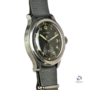 Cyma WW2 Dirty Dozen - Military Issued Soldiers Watch - c.1944 - Vintage Watch Specialist