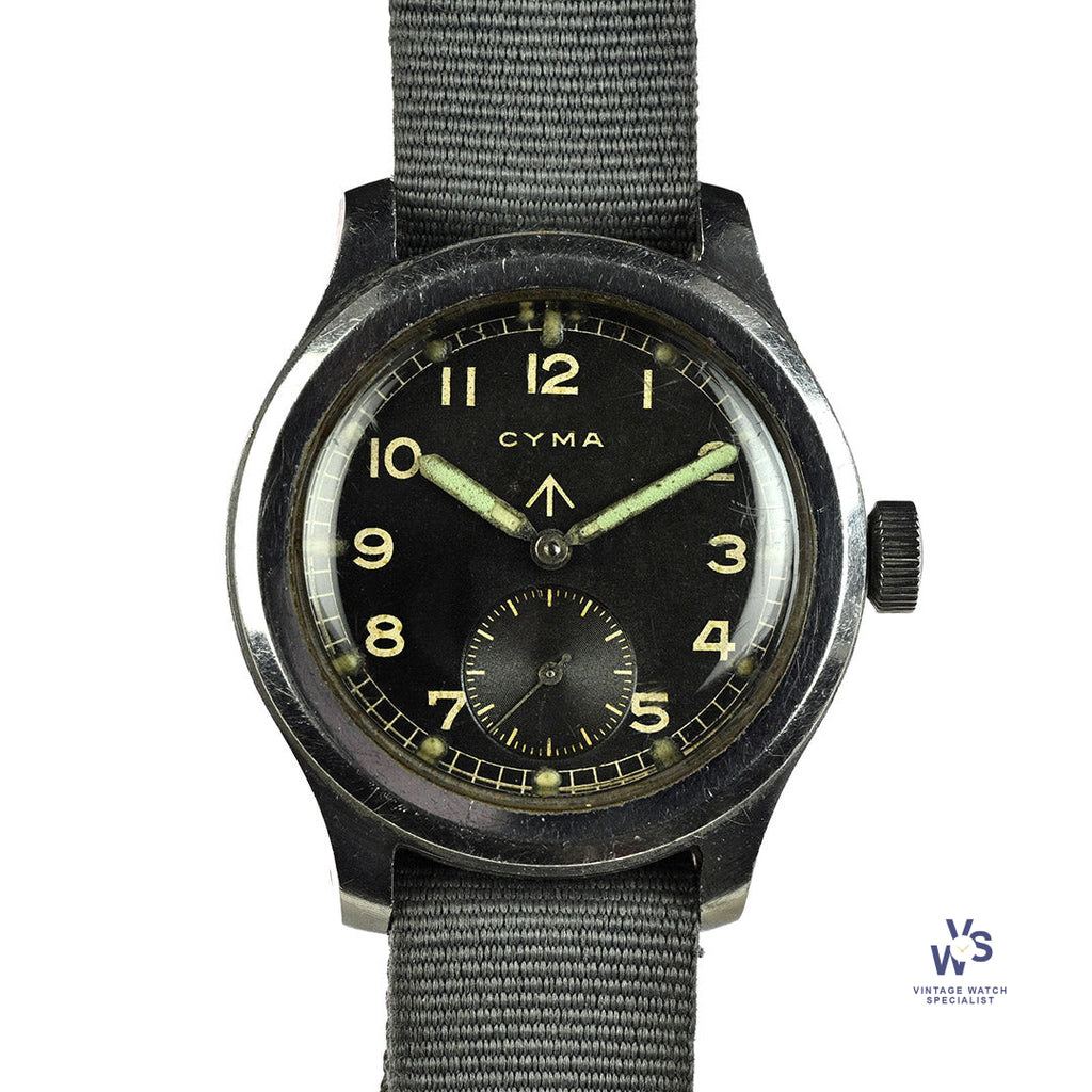 Cyma WW2 Dirty Dozen - Military Issued Soldiers Watch - c.1944 - Vintage Watch Specialist