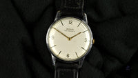 Doxa Anti Magnetic Dress Watch Steel Case Gilt Furniture c.1950s Vintage Watch Specialist
