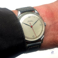 Doxa Anti-Magnetic Silver Dial - New Old Stock - c.1940 - Vintage Watch Specialist