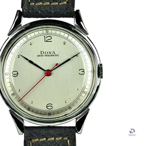 Doxa Anti-Magnetic Silver Dial - New Old Stock - c.1940 - Vintage Watch Specialist
