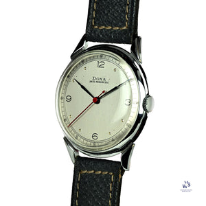 Doxa Anti-Magnetic Silver Dial - New Old Stock - c.1940 - Vintage Watch Specialist