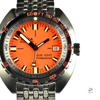 Doxa Sub 1200T Dive Watch - Model Ref: 872.10.351.10 - Box and Papers - 2014 - Vintage Watch Specialist