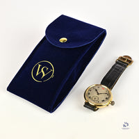 Electa Oversized Borgel Cased Trench Watch in 18k Gold c.1920s Vintage Watch Specialist