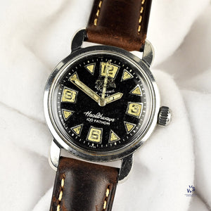 Enicar 100 Fathoms Healthways Dive Watch - c.1955 - Vintage Watch Specialist