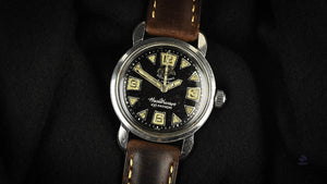 Enicar 100 Fathoms Healthways Dive Watch - c.1955 - Vintage Watch Specialist