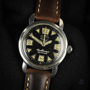 Enicar 100 Fathoms Healthways Dive Watch - c.1955 - Vintage Watch Specialist