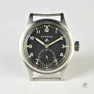 Eterna Dirty Dozen - WW2 Military Soldiers Watch - c.1944 - Vintage Watch Specialist