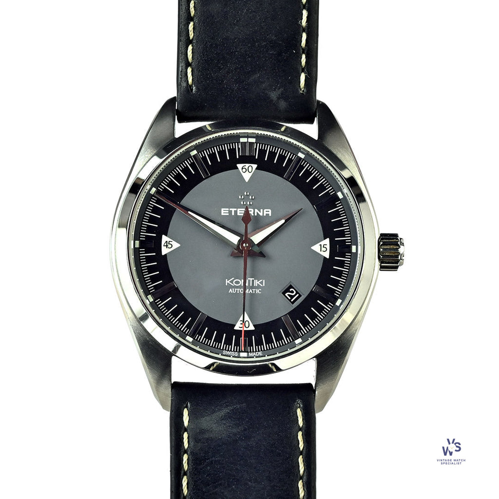Eterna - Kontiki - Automatic - Model Ref: 1222.41 - Box & Papers - 2021 - Vintage Watch Specialist