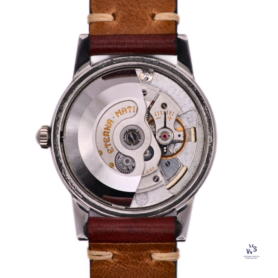 Eterna-Matic - Date - Tropical Dial - Arrow Head Markers - Cal 1239 ...