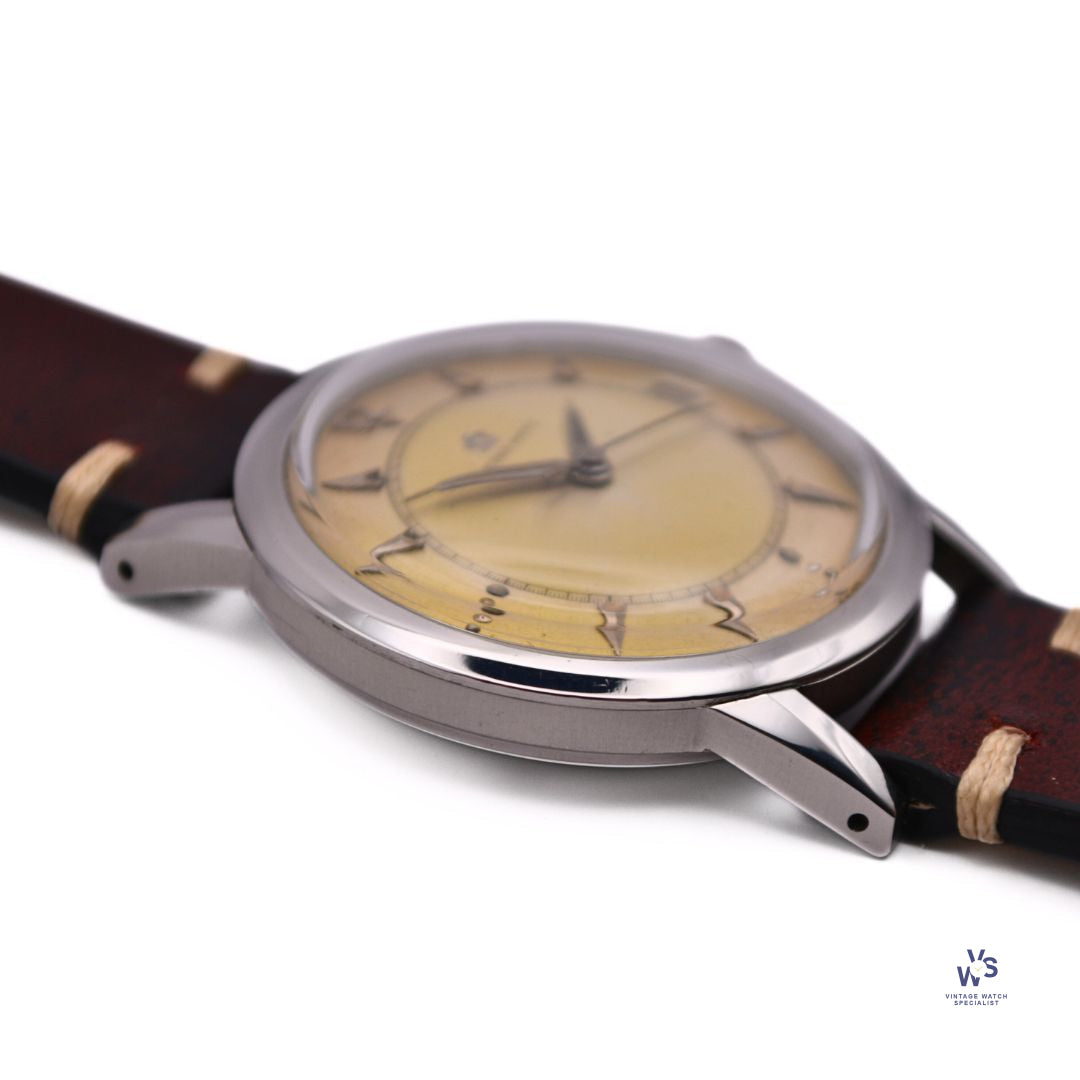 Eterna-Matic - Date - Tropical Dial - Arrow Head Markers - Cal 1239 ...