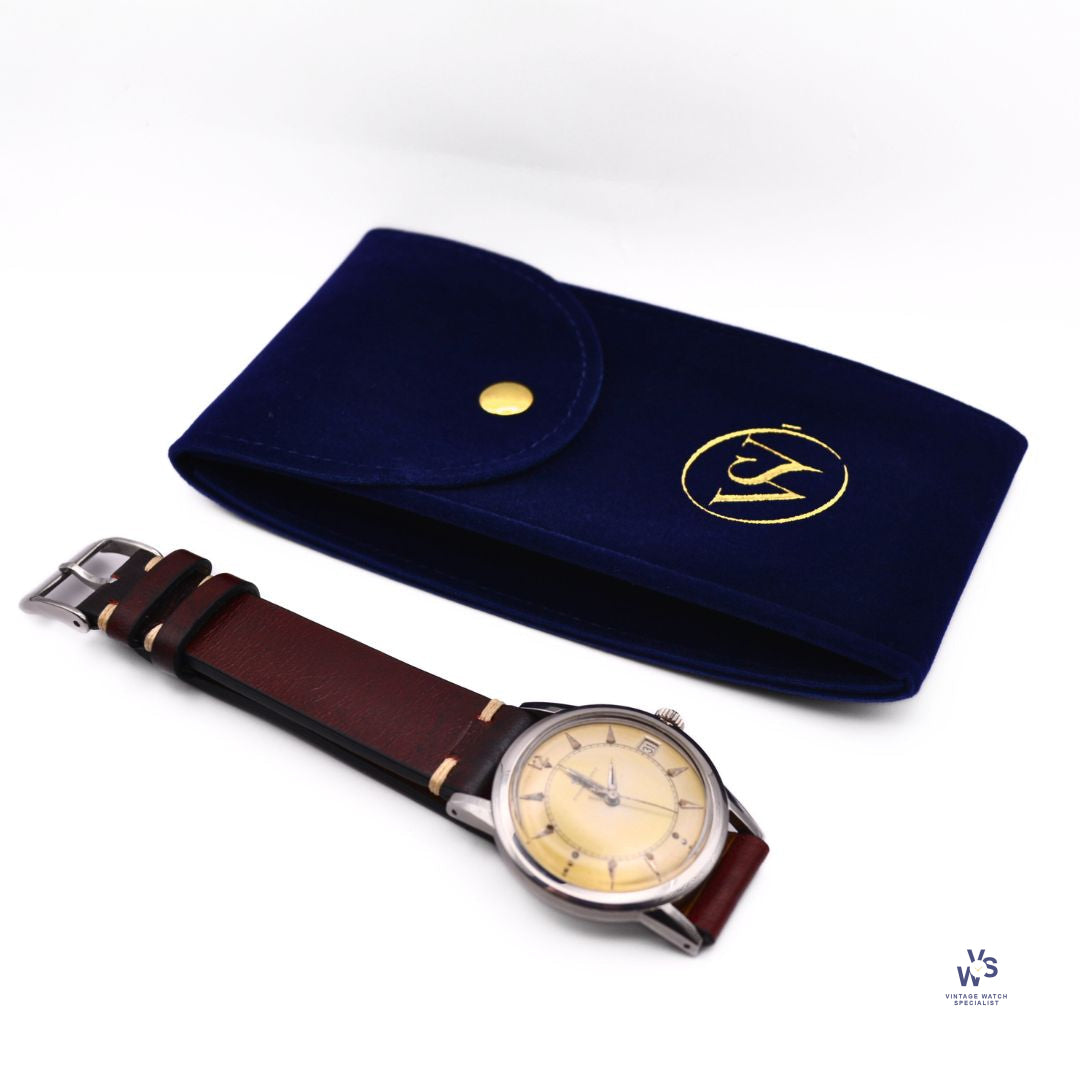 Eterna-Matic - Date - Tropical Dial - Arrow Head Markers - Cal 1239 ...