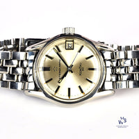 Eterna-Matic - Kontiki 20 - Silver Sunburst Dial with Date - c.1967 - On a Dual Signed Gay Freres Bracelet - Vintage Watch Specialist