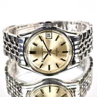 Eterna-Matic - Kontiki 20 - Silver Sunburst Dial with Date - c.1967 - On a Dual Signed Gay Freres Bracelet - Vintage Watch Specialist